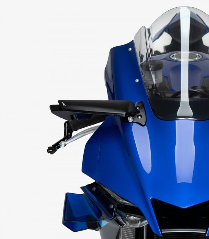 Spiegel Aileron Puig Schwarz für Yamaha YZF-R1 (20-25) 22252N+22253N