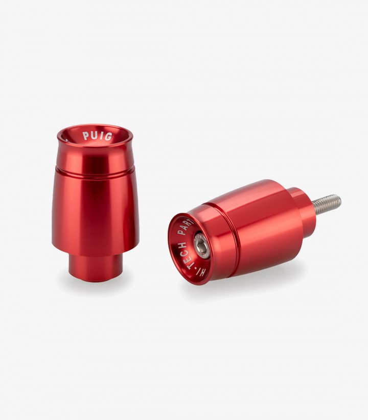 Contrapesos Sport 22127R Puig color Rojo para Honda XL750 Transalp (23-25)