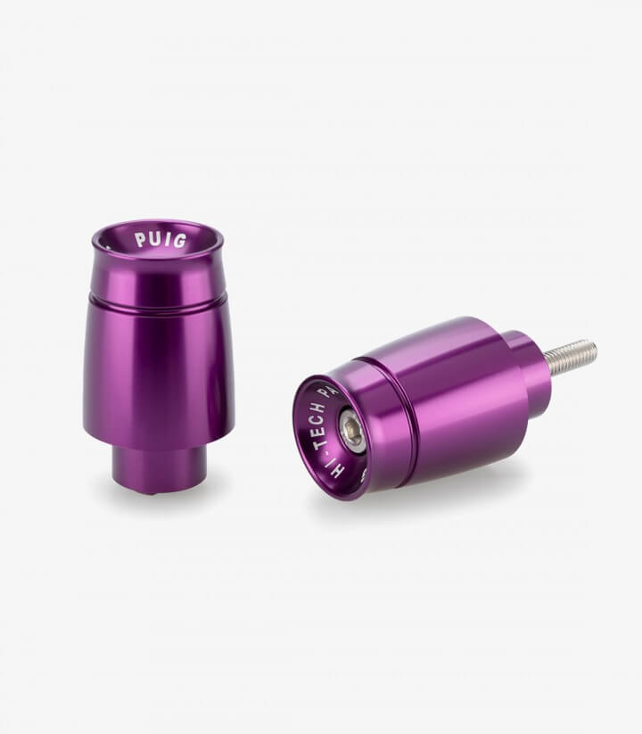 Puig Lenkerendgewichte Sport 22127L in Lila für Honda XL750 Transalp (23-26)