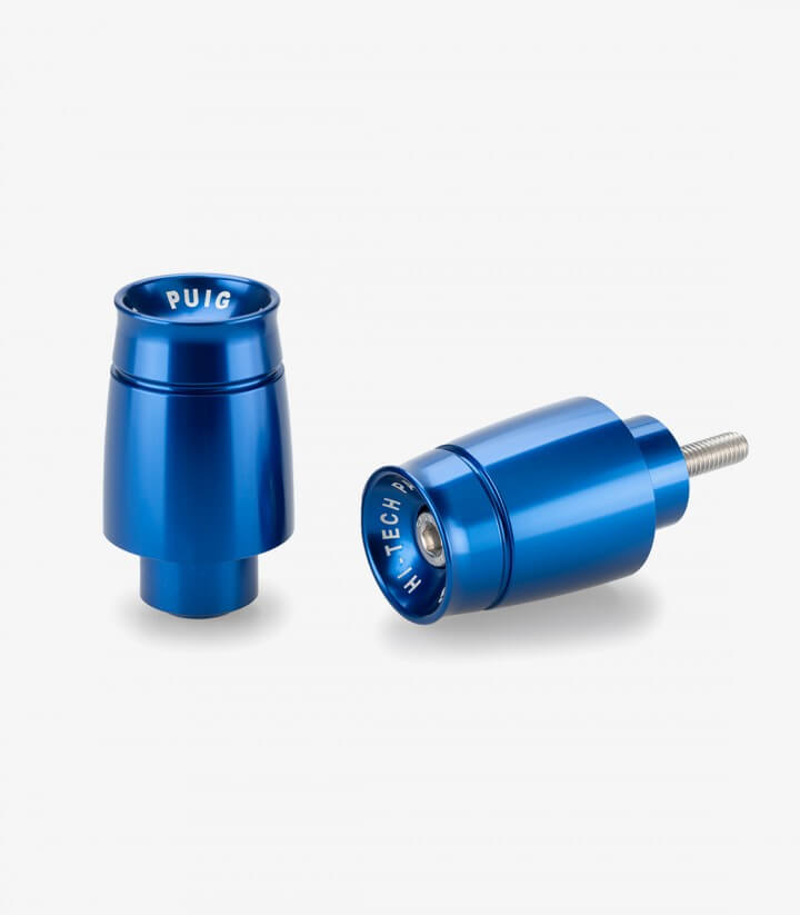 Puig Lenkerendgewichte Sport 22127A in Blau für Honda XL750 Transalp (23-26)