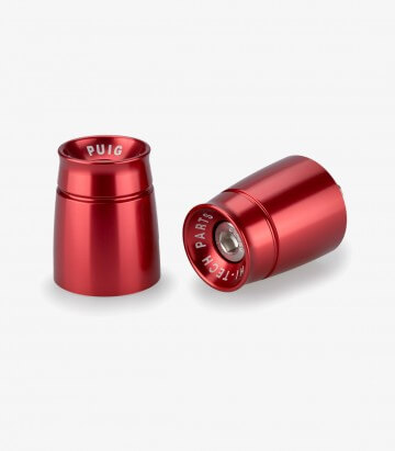 Puig Lenkerendgewichte Sport 22095R in Rot für BMW S1000RR (25-26), Yamaha MT-09 (24-26)