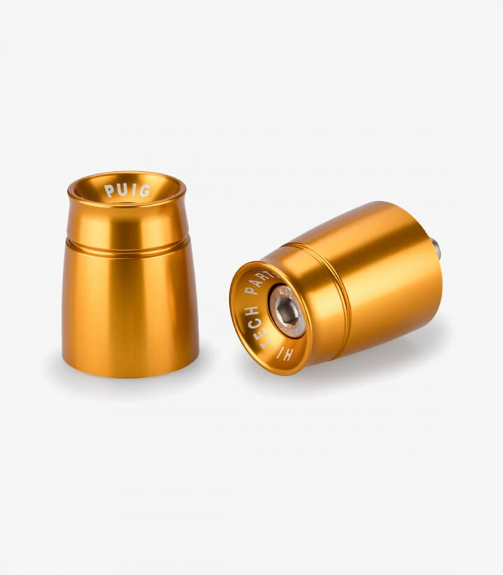 Puig Lenkerendgewichte Sport 22095O in Gold für BMW S1000RR (25-26), Yamaha MT-09 (24-26)