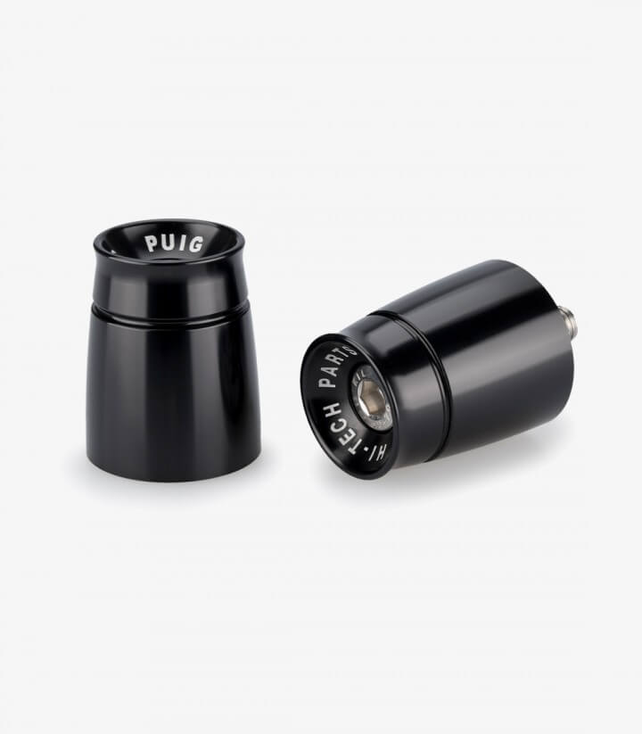 Puig Lenkerendgewichte Sport 22095N in Schwarz für BMW S1000RR (25-26), Yamaha MT-09 (24-26)