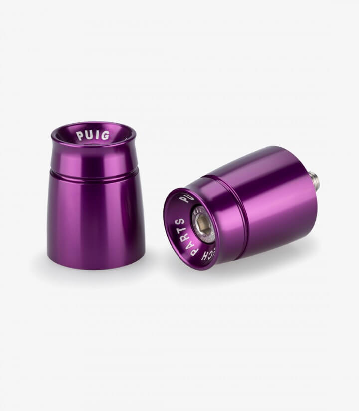 Puig Lenkerendgewichte Sport 22095L in Lila für BMW S1000RR (25-26), Yamaha MT-09 (24-26)