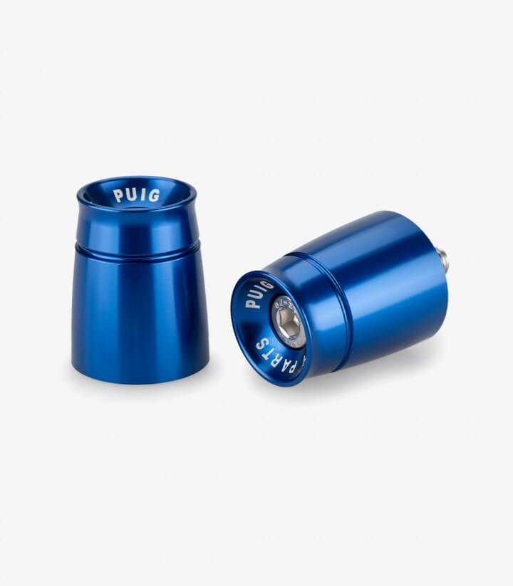 Puig Lenkerendgewichte Sport 22095A in Blau für BMW S1000RR (25-26), Yamaha MT-09 (24-26)