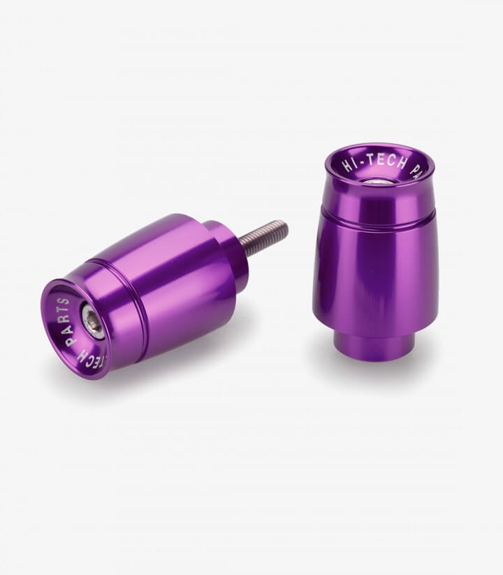 Puig Lenkerendgewichte Sport 21427L in Lila für several Honda models