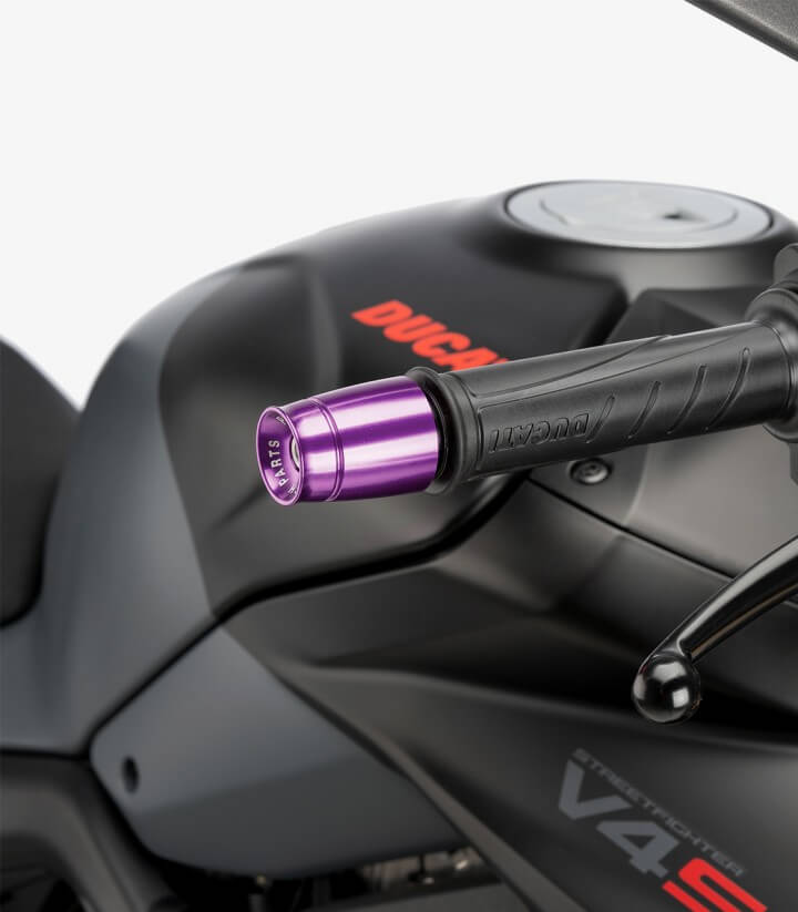 Puig Lenkerendgewichte Sport 21011L in Lila für universal use