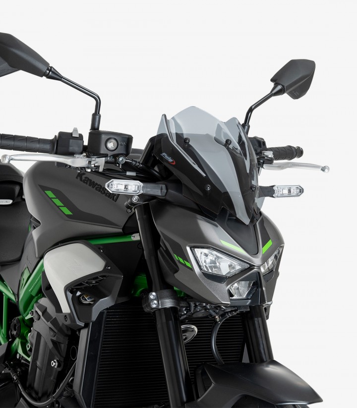 Kawasaki Z900/SE (25) Puig New Generation Sport Smoked Windshield 22439H