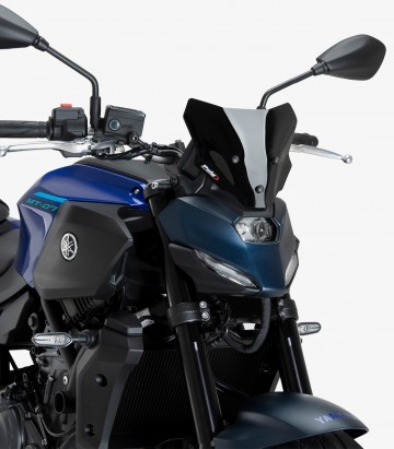 Windschild Puig New Generation Sport Yamaha MT-07 (25-26) Schwarz 22412N