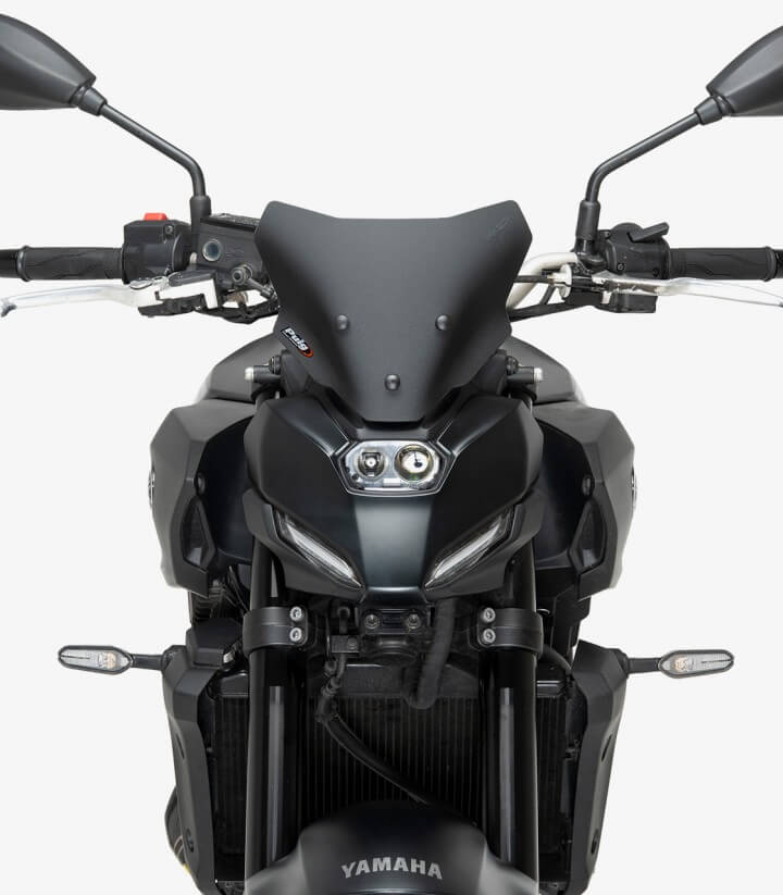 Windschild Puig New Generation Sport Yamaha MT-07 (25-26) Mattschwarz 22412J
