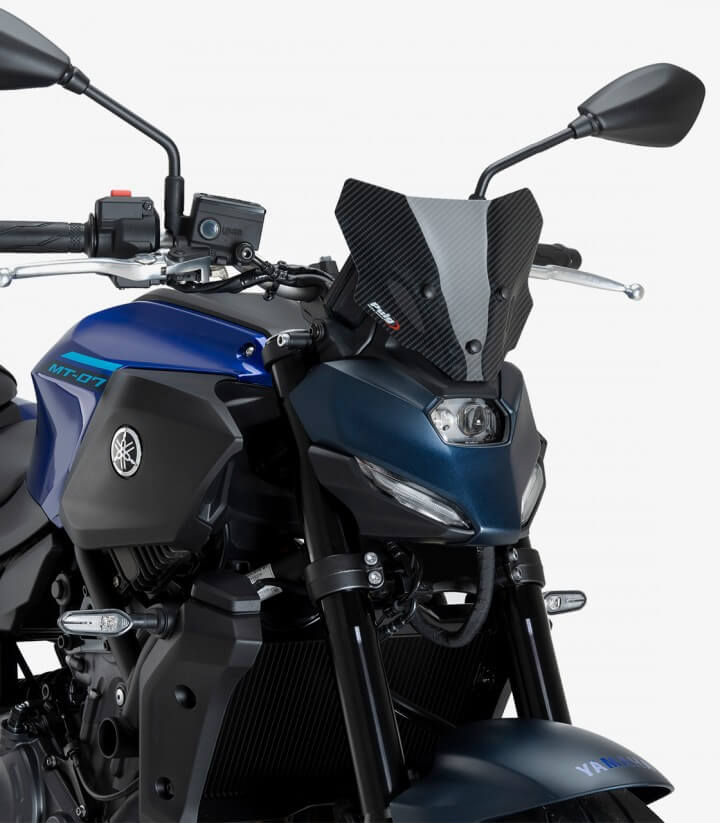 Windschild Puig New Generation Sport Yamaha MT-07 (25-26) Carbon 22412C