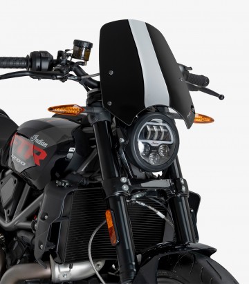 Indian FTR 1200 (19-25) Puig New Generation Sport Black Windshield 22348N