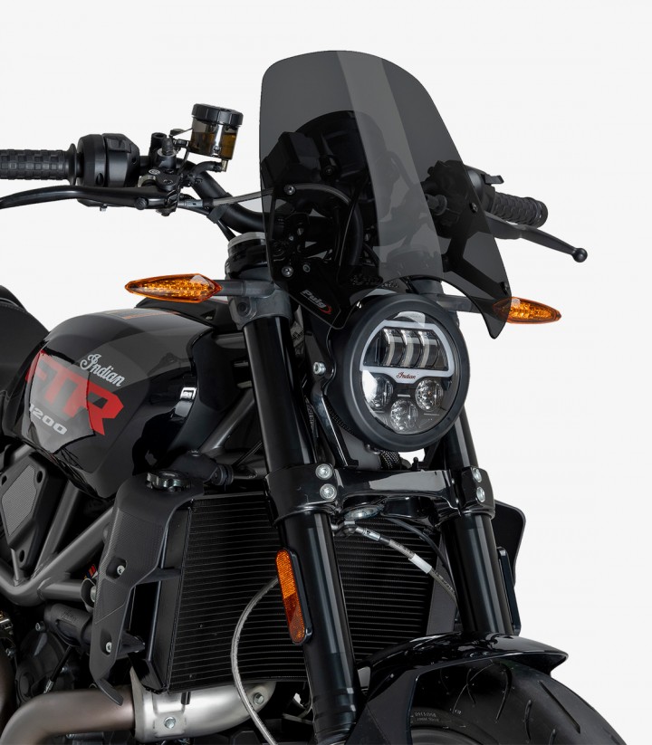 Indian FTR 1200 (19-25) Puig New Generation Sport Dark smoked Windshield 22348F