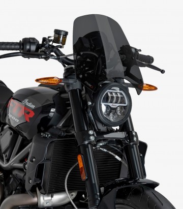 Indian FTR 1200 (19-25) Puig New Generation Sport Dark smoked Windshield 22348F