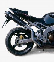 MIVV Oval Exhaust Carbon for Kawasaki ZX-6R/ZX-6RR, Ninja 636/600 (03-04) AK.009.L3