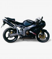 MIVV Oval Exhaust Carbon for Kawasaki ZX-6R/ZX-6RR, Ninja 636/600 (03-04) AK.009.L3