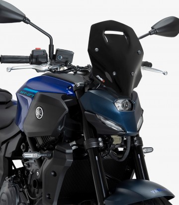 Windschild Puig New Generation Touring Yamaha MT-07 (25-26) Schwarz 22413N