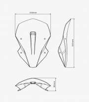 Cúpula Puig New Generation Touring Honda CB750 Hornet (25) Ahumado 22424H