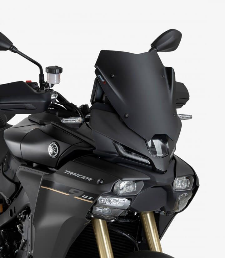 Windschild Puig Sport Yamaha Tracer 9/GT/GT Plus/Y-AMT (25-26) Mattschwarz 22455J