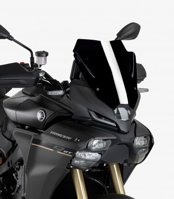 Windschild Puig Sport Yamaha Tracer 9/GT/GT Plus/Y-AMT (25-26) Schwarz 22455N