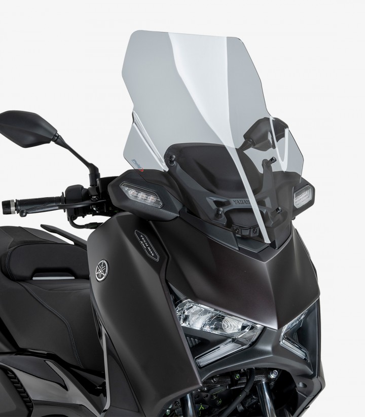 Yamaha X-MAX 125 / 300 (25) Puig V-Tech Line Touring Smoked Windscreen 22544H