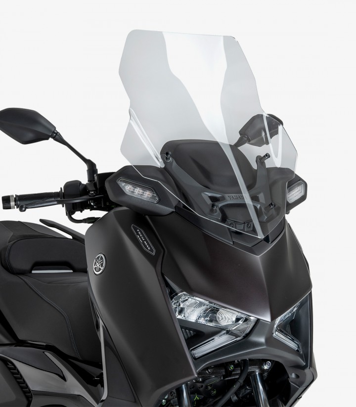 Yamaha X-MAX 125 / 300 (25) Puig V-Tech Line Touring Transparent Windscreen 22544W