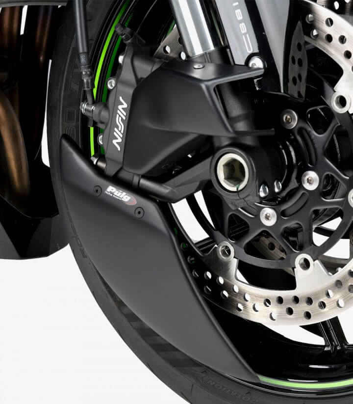 Bremsenkühler Puig 22076J Mattschwarz Kawasaki ZX-6R Ninja (24-26)