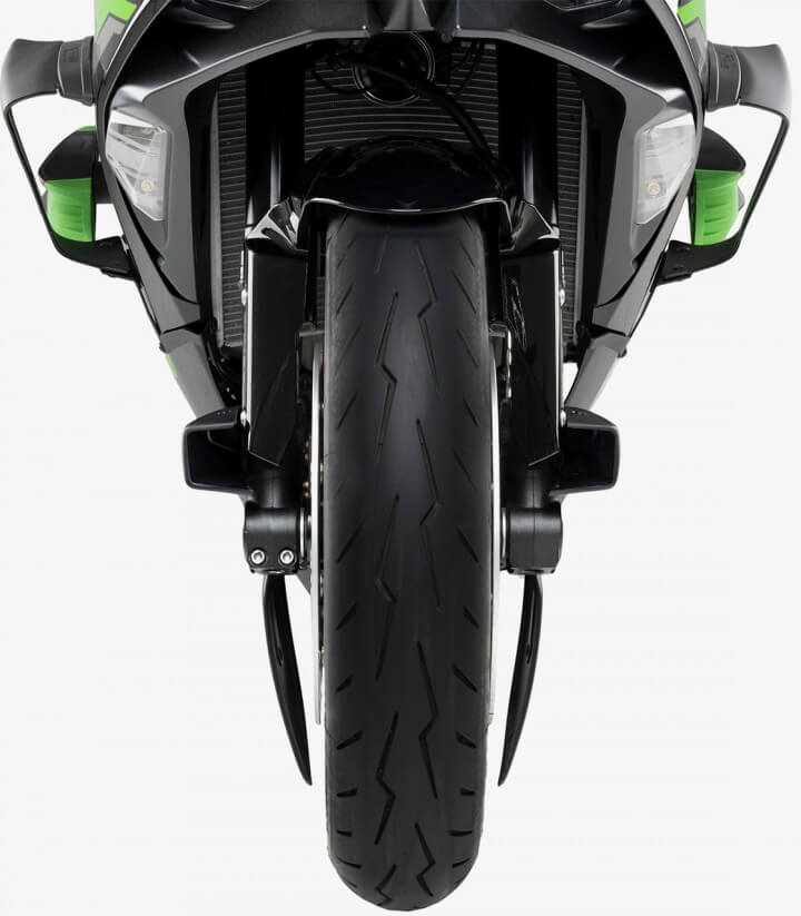 Puig Brake Cooler 22076J color Matte black for Kawasaki ZX-6R Ninja (24-25)