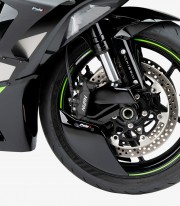 Puig Brake Cooler 22076N color Black for Kawasaki ZX-6R Ninja (24-25)