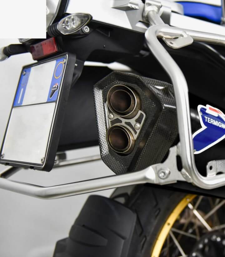 Escape Termignoni Negro acero inoxidable para BMW R 1250 GS (19-23) BW2208040INC