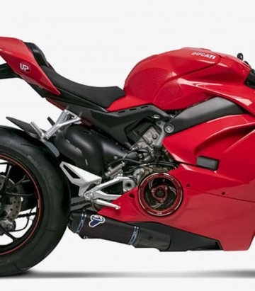 Termignoni Auspuff Schwarz Edelstahl für Ducati Multistrada 1200, Panigale 959, Panigale V4 R/S (18-24) D18409400INA