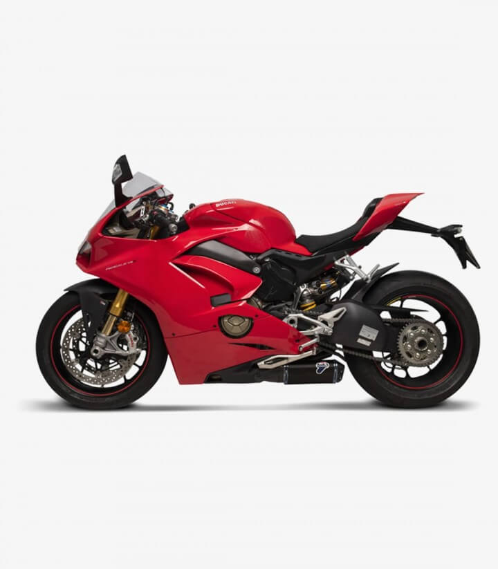 Termignoni Auspuff Schwarz Edelstahl für Ducati Multistrada 1200, Panigale 959, Panigale V4 R/S (18-24) D18409400INA