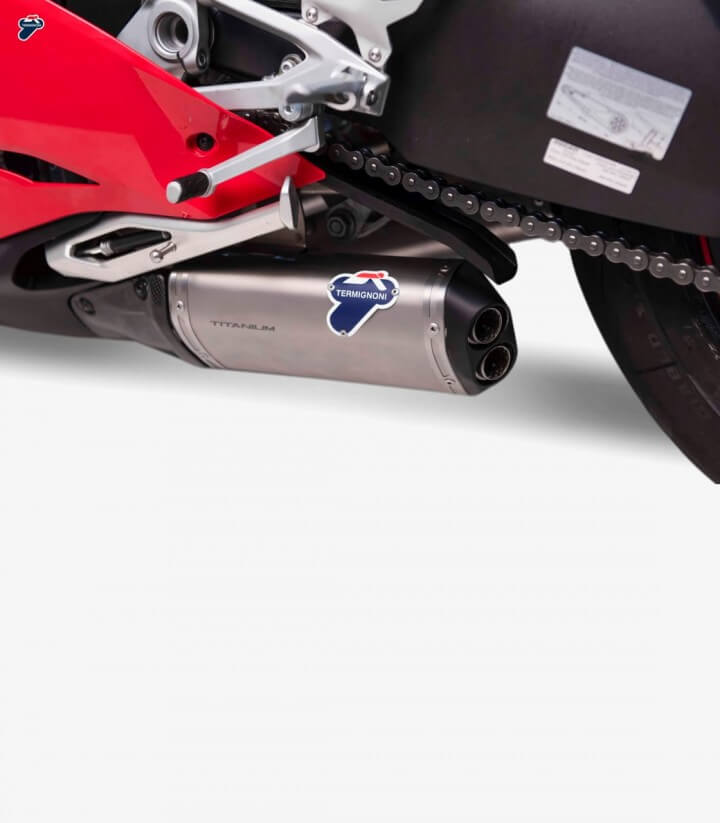Escape Termignoni Doble acero inoxidable para Ducati Multistrada / Panigale 959/1200, Panigale V4 /V4 R/ V4S (18-24) D18409400IT