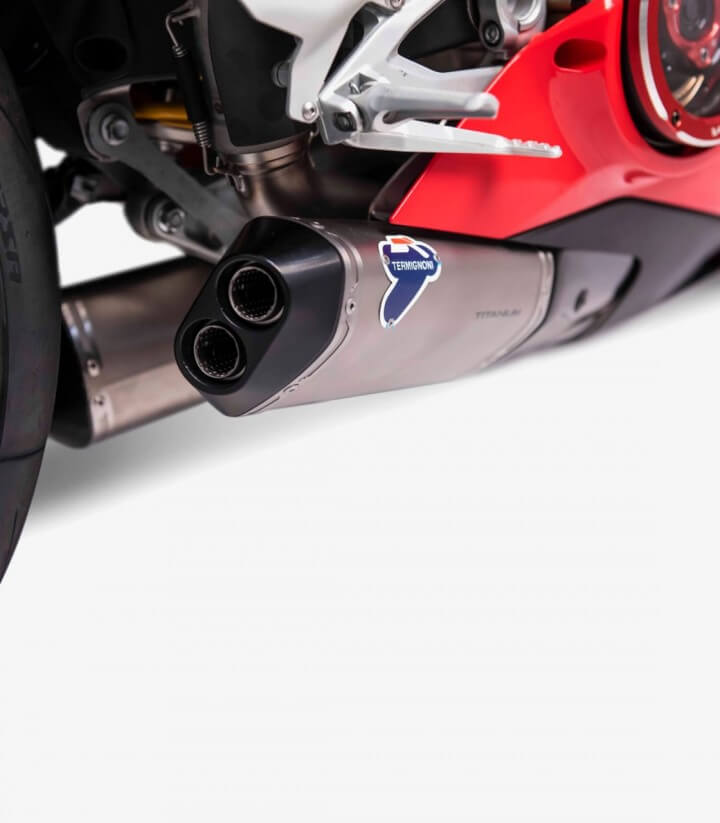 Termignoni Auspuff Doppelt Edelstahl für Ducati Multistrada 1200 (18-24), Panigale 959/V4 R/S (18-24), V4 (18-23) D18409400ITA