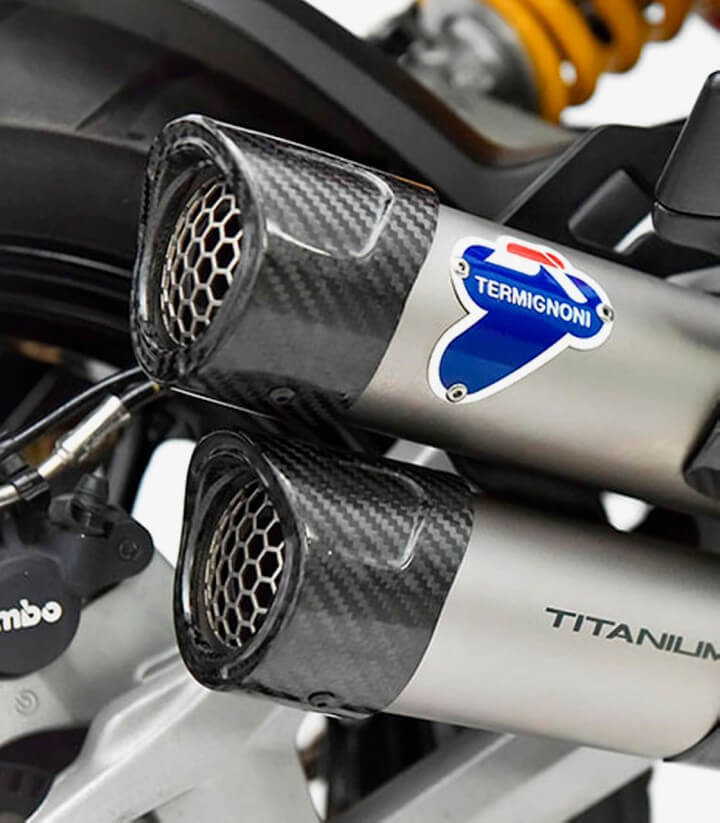 Escape Termignoni Acero Inox acero inoxidable para Ducati Multistrada V4, Panigale 1199/1299/V2 (20-24) D21008040ITC