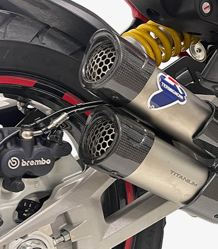 Escape Termignoni  titanio para Ducati Multistrada V4, Panigale 1199/1299/V2 (20-24) D21109440ITC