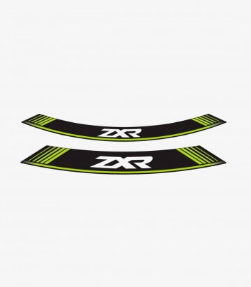 Spezielle Felgenrandaufkleber Kawasaki ZXR Puig 9292V Grün