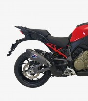 Termignoni Grey Steel Exhaust stainless steel for Ducati Multistrada V4 (25-25) D23308040IGC
