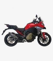 Termignoni Grey Steel Exhaust stainless steel for Ducati Multistrada V4 (25-25) D23308040IGC