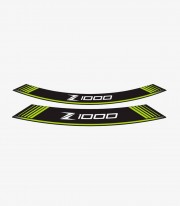 Tiras de llantas Kawasaki Z1000 especiales de Puig color Verde