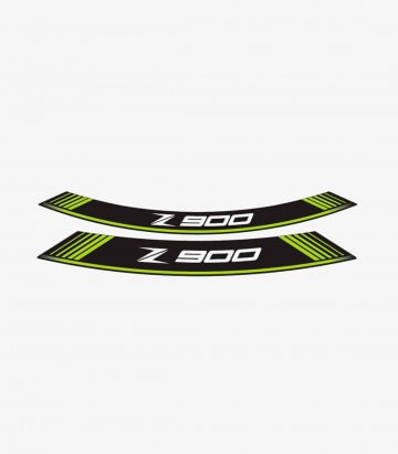 Tiras de llantas Kawasaki Z900 especiales de Puig color Verde