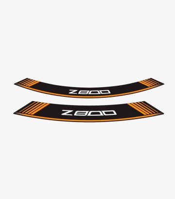 Tiras de llantas Kawasaki Z800 especiales de Puig color Naranja