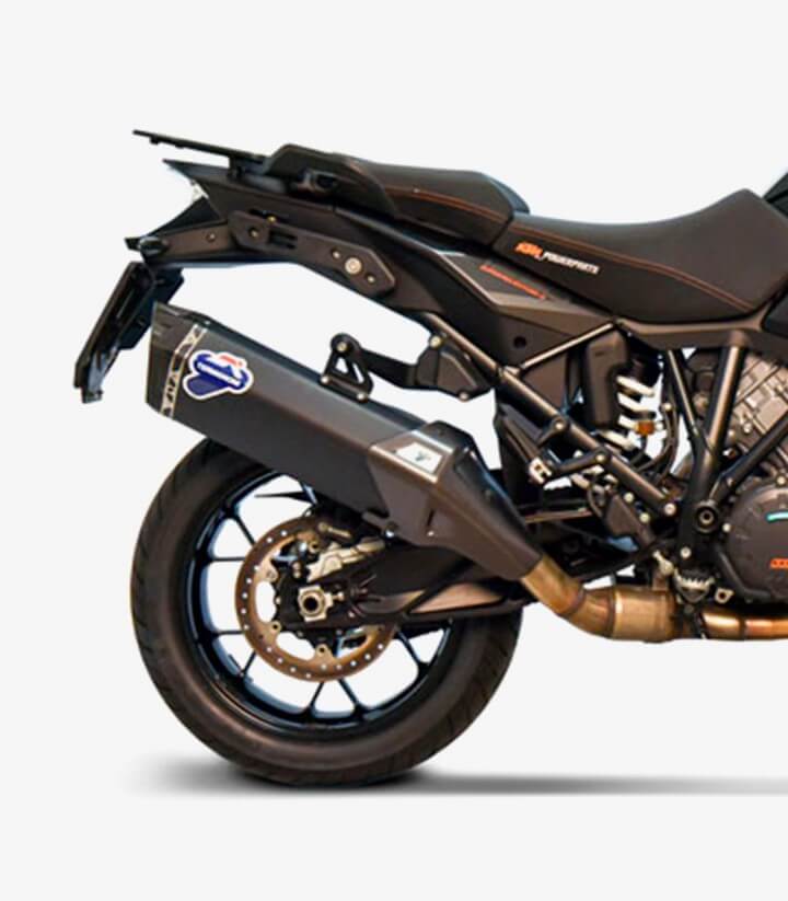 Termignoni Auspuff Schwarz Edelstahl für KTM 1290 Super Adventure R/S (17-20) KT1908040IBC