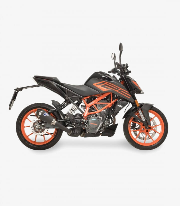 Escape Termignoni Negro acero inoxidable para KTM 125 Duke / RC, 390 Adventure / Duke / RC (20-23) KT2508000BBC