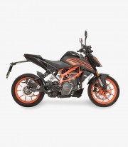 Termignoni Negro Exhaust stainless steel for KTM 125 Duke / RC, 390 Adventure / Duke / RC (20-23) KT2508000BBC