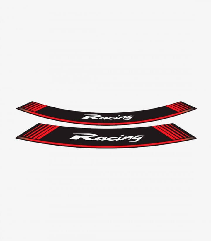 Spezielle Felgenrandaufkleber Racing Puig 5531R Rot