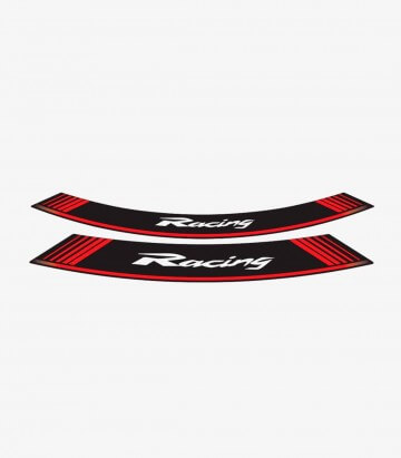 Spezielle Felgenrandaufkleber Racing Puig 5531R Rot