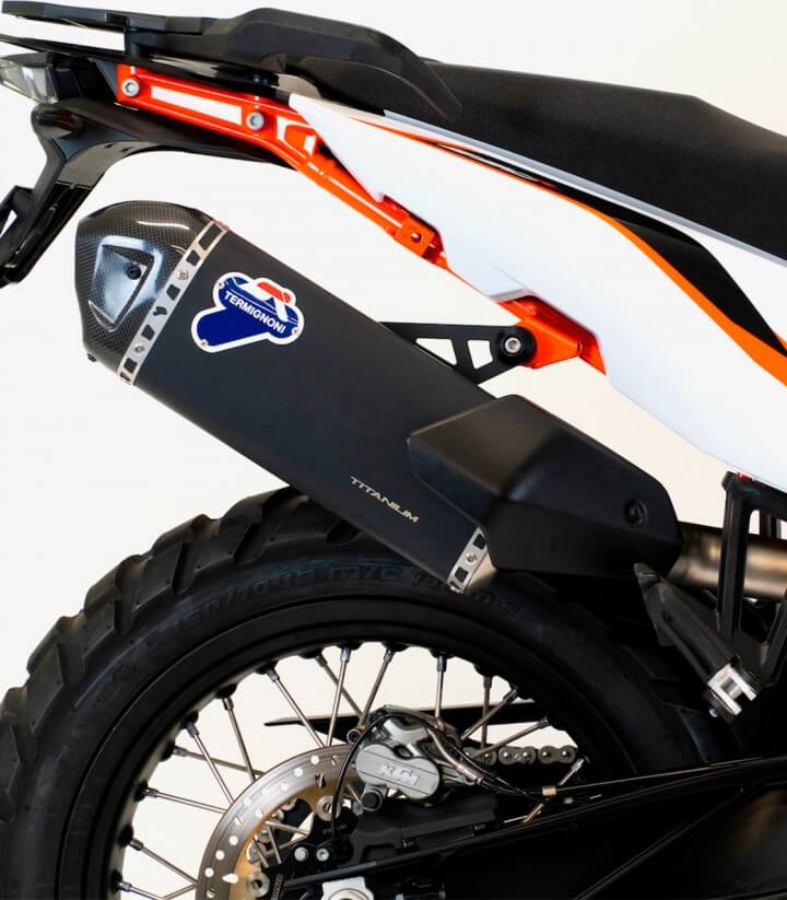 Termignoni Auspuff Schwarz Titan für KTM 790/890 Adventure, 890 SMT (21-25) KT3208040INC