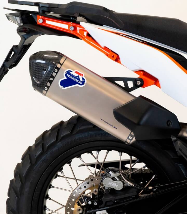 Escape Termignoni Acero Inox titanio para KTM 790/890 Adventure, 890 SMT (21-25) KT3208040ITC