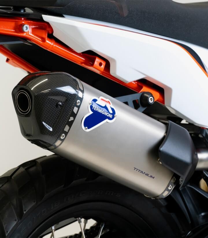 Escape Termignoni Acero Inox titanio para KTM 790/890 Adventure, 890 SMT (21-25) KT3208040ITC